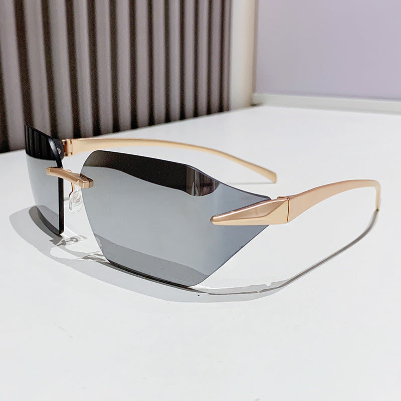 Women's fashion square sunglasses with embellished metal frame Kalsten