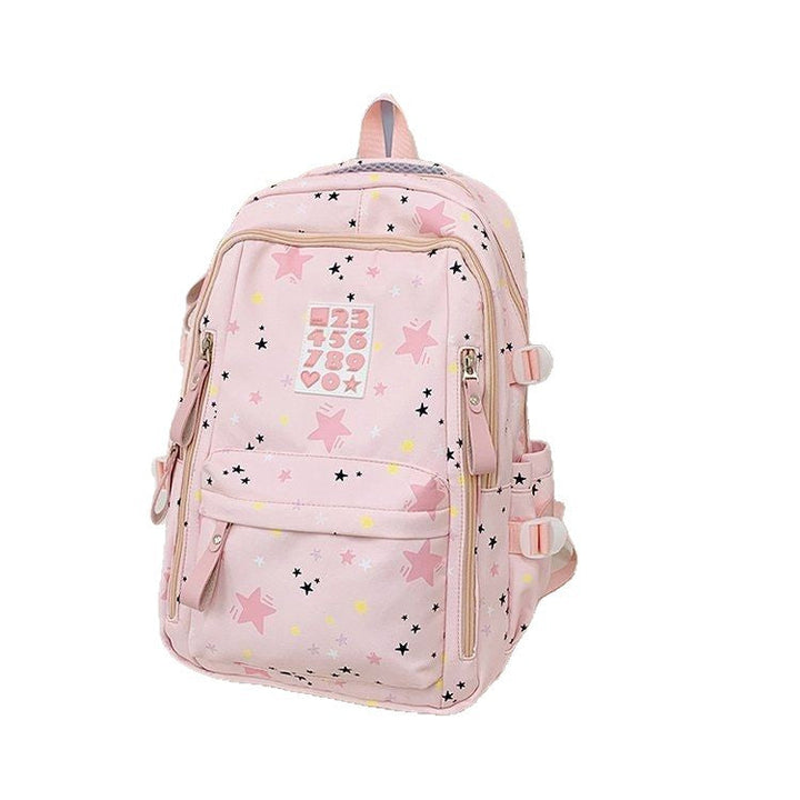 Playful backpack with star motifs and practical functions Kalsten