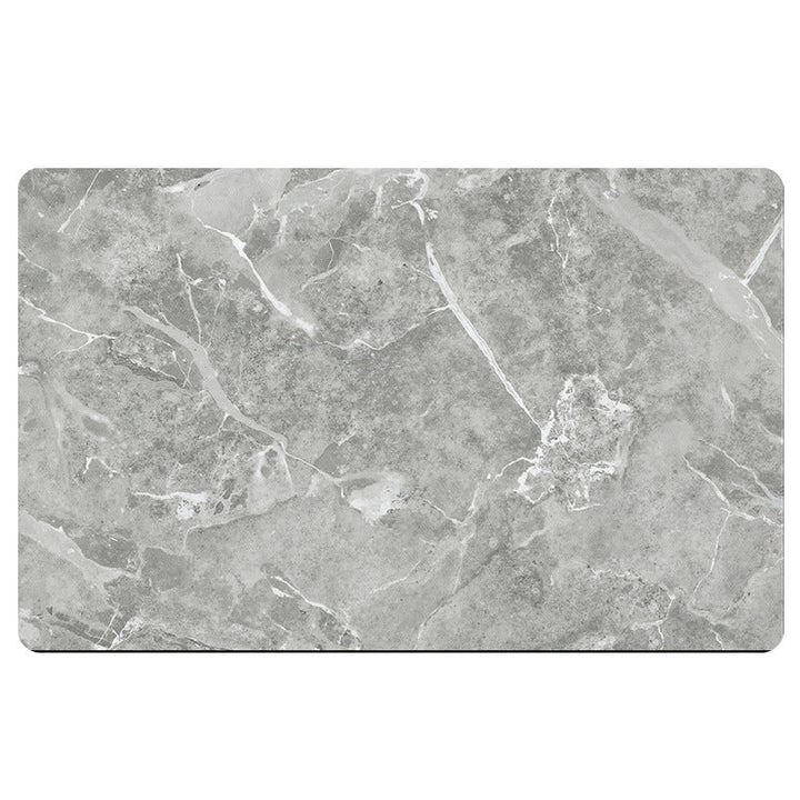 Marble Texture Bathroom Mat Kalsten