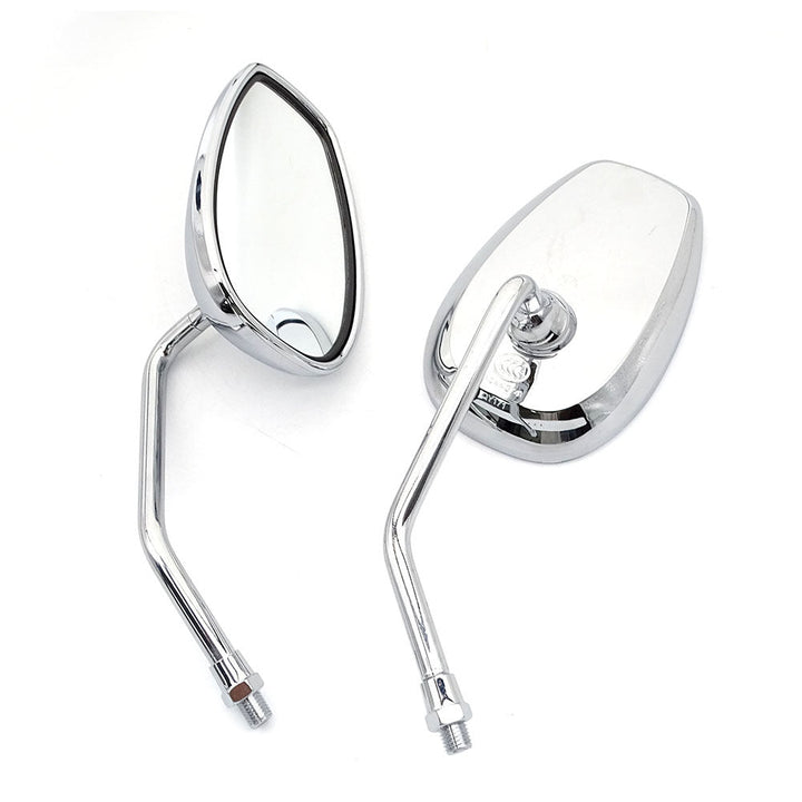 Motorcycle rearview mirror with adjustable arm and high-reflective surface Kalsten