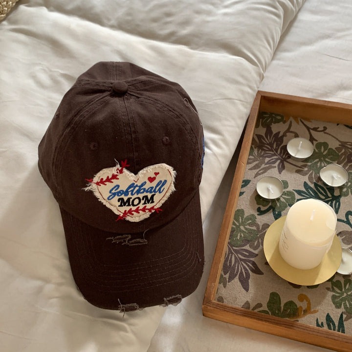 Women's Embroidered Softball Mom Cap Kalsten