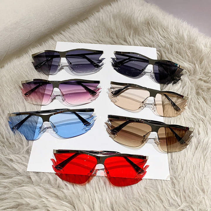 Ladies trendy sunglasses with innovative flame frame Kalsten