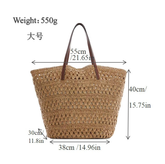 Handwoven Macrame Beach Bag Kalsten