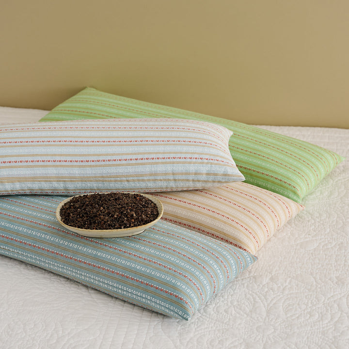 Neck support roll with stylish stripes Kalsten