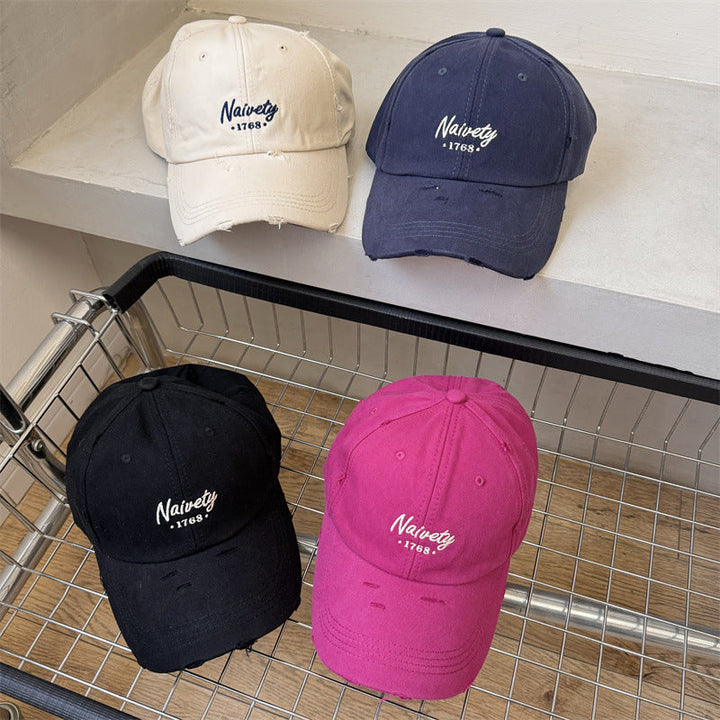 Men's Distressed Cotton Baseball Hat Kalsten