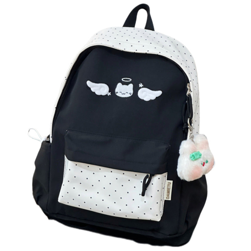 Cute Character Embroidered Backpack Kalsten