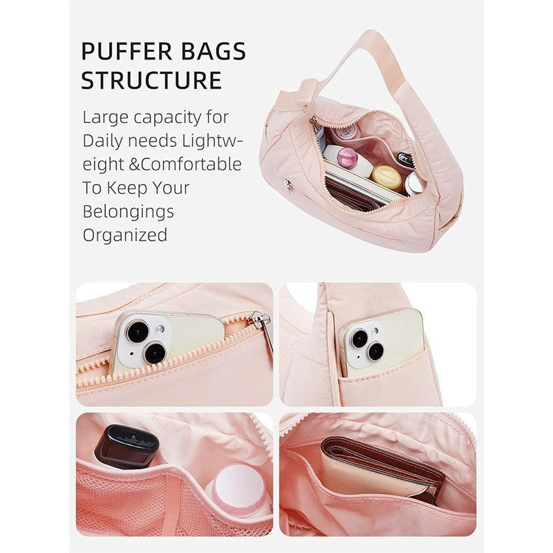 Fashionable shoulder bag with padded design Kalsten