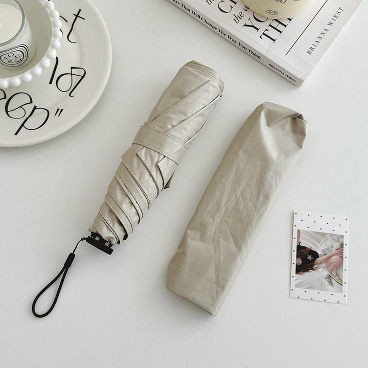 Women portable folding umbrella with wind-resistant mechanism Kalsten