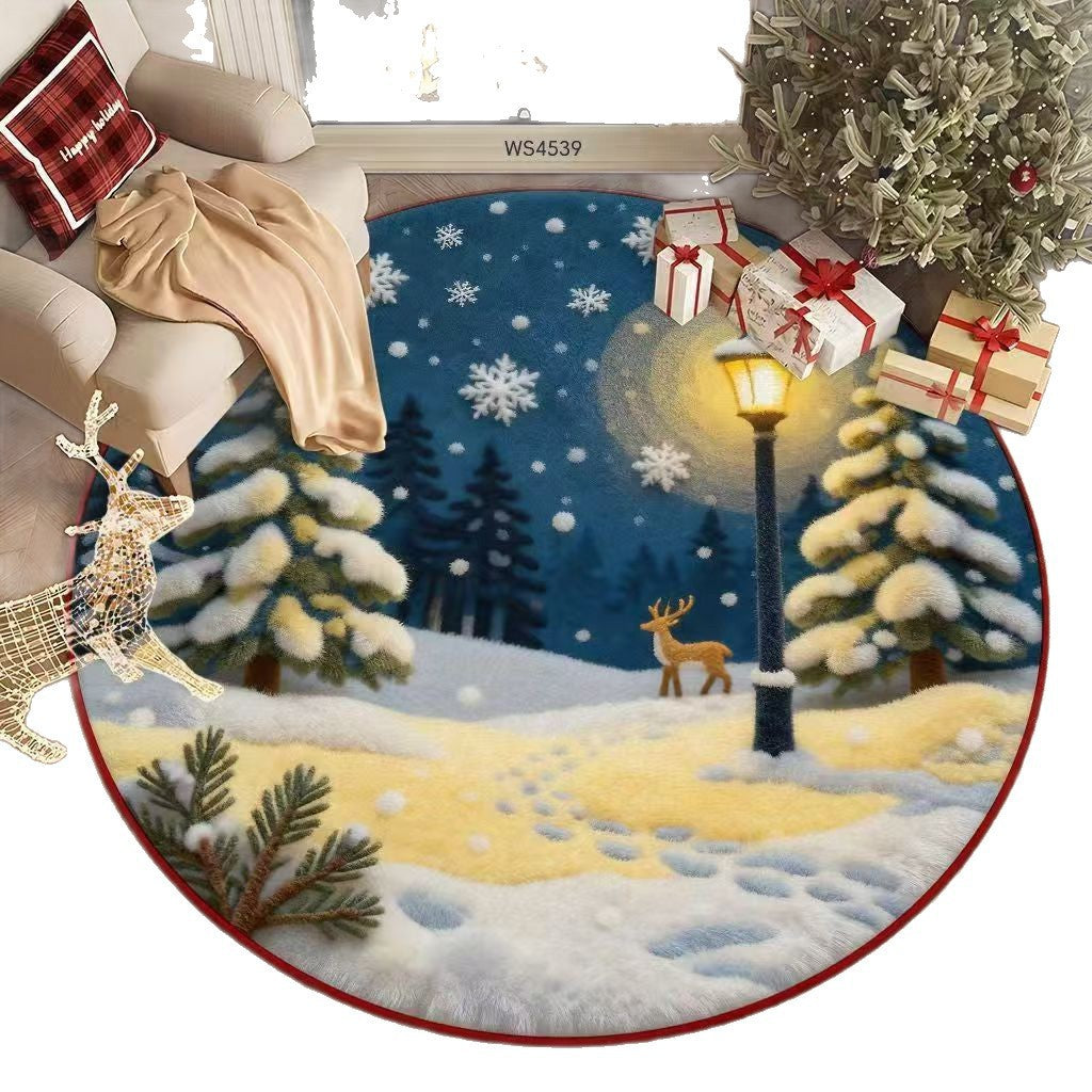 Festive Christmas-Themed Area Rug Acalora