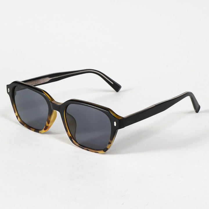 Women's rectangular sunglasses with trendy transparent frame Kalsten