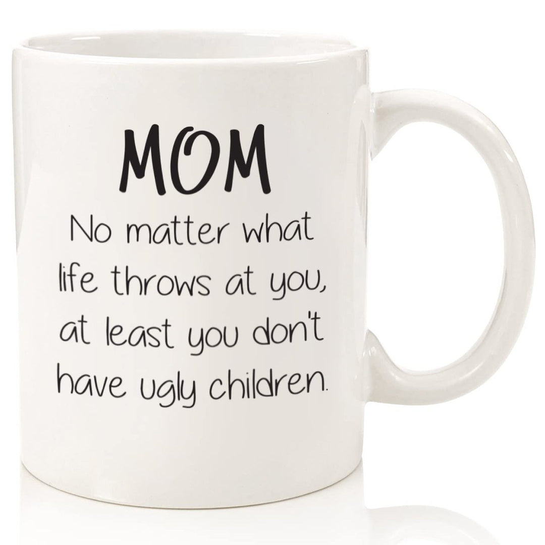 Ceramic Novelty Mother'S Day Coffee Mug With Tall Straight Walls Large C-Handle Sublimation Print