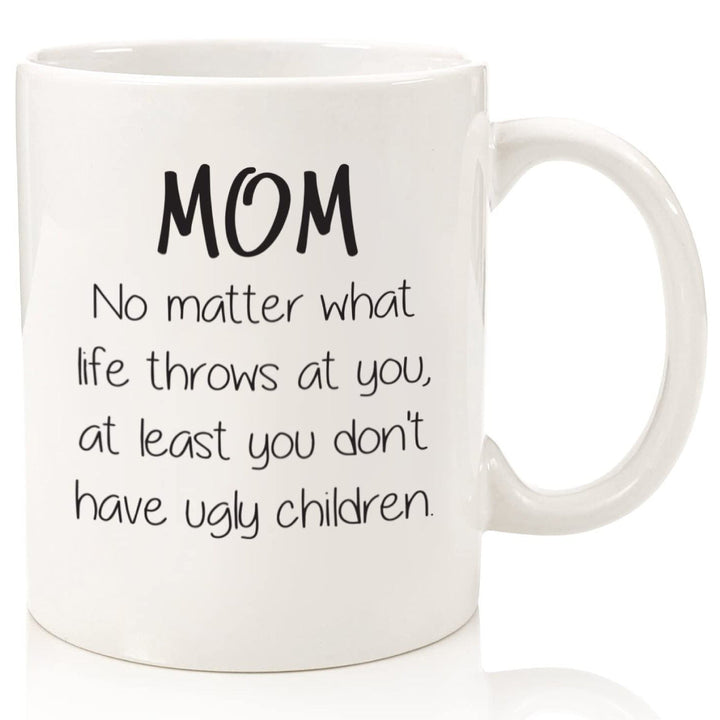 Ceramic Novelty Mother'S Day Coffee Mug With Tall Straight Walls Large C-Handle Sublimation Print