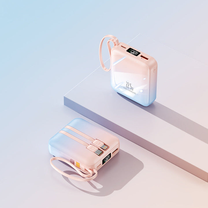 Fast charging power bank with integrated cable Kalsten