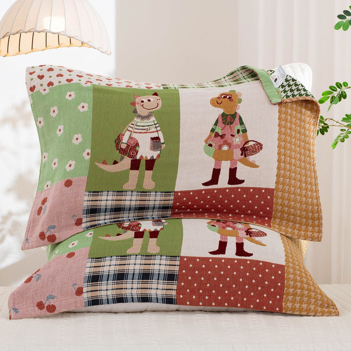 Women's pillowcase with cute dinosaur motif Kalsten