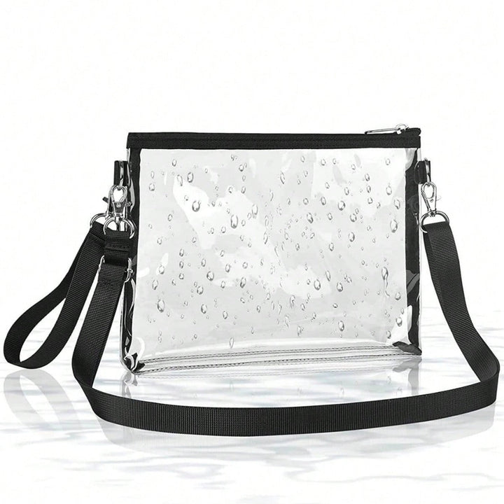 Transparent shoulder bag with adjustable shoulder strap Kalsten