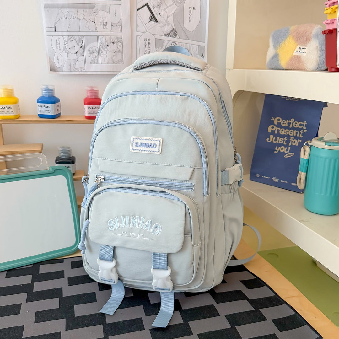 Multi-Pocket Casual School Backpack