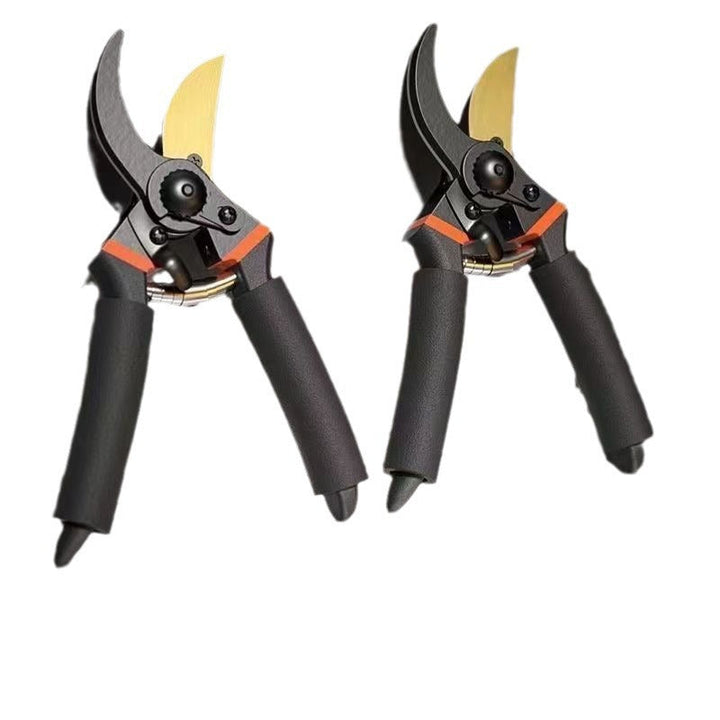 Ergonomic curved bypass pruning shears with non-slip foam grips Kalsten