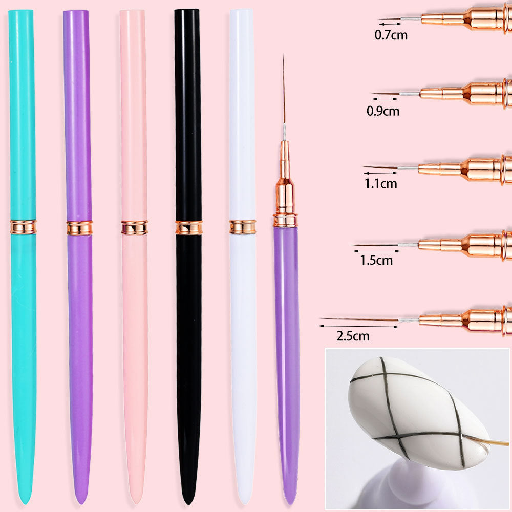 Precision Nail Art Detailing Brushes Set Kalsten