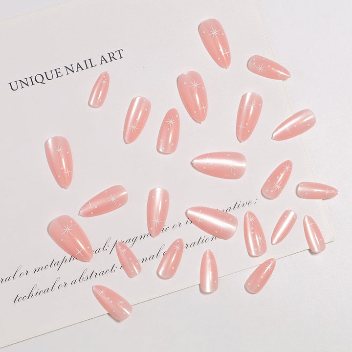 Premium Glittery Long Press-On Nails Kalsten