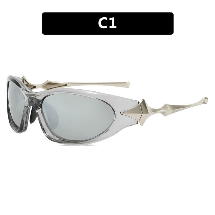 Women's futuristic sports sunglasses with ergonomic design Kalsten