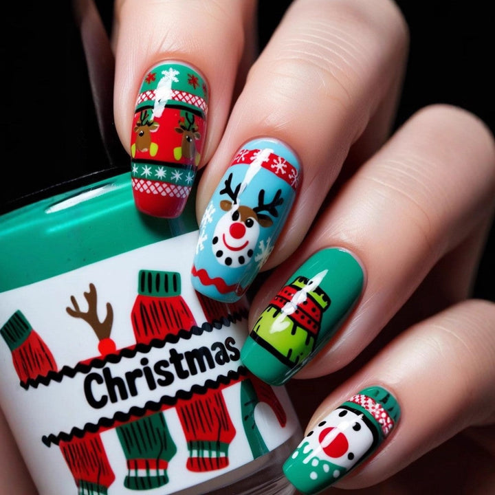 Artificial Nails in Modern Tribal Design Kalsten