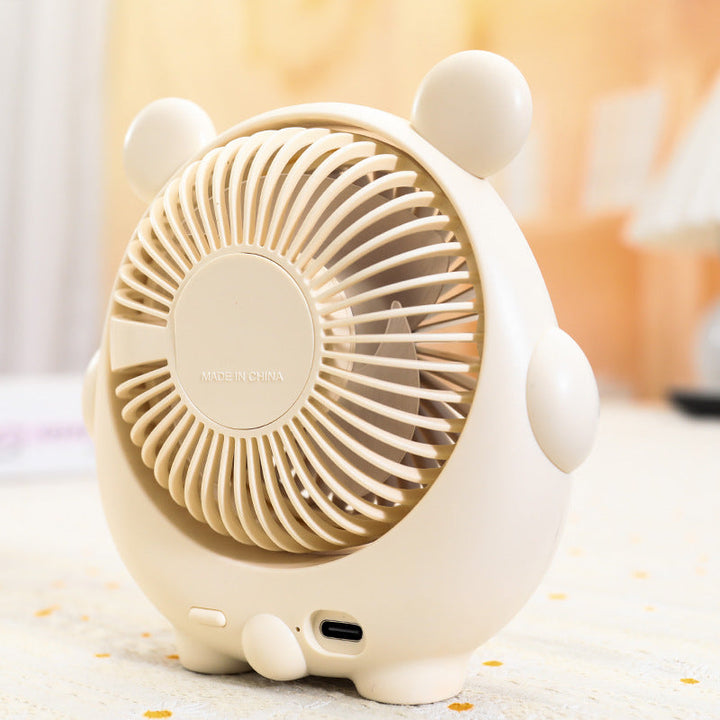 Cute Panda-Shaped Handheld Fan Kalsten