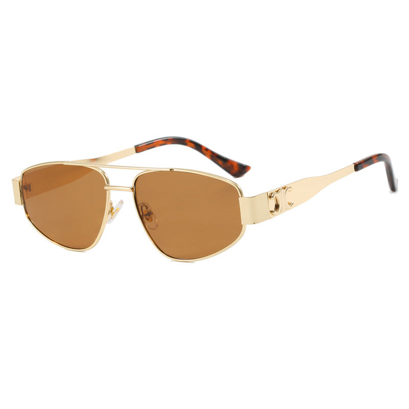 Ladies sporty sunglasses with polarized lenses and elegant metal frame Kalsten