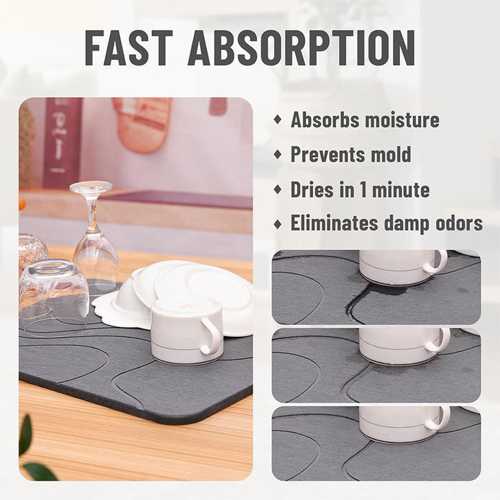 Stylish Kitchen Drying Mat Kalsten