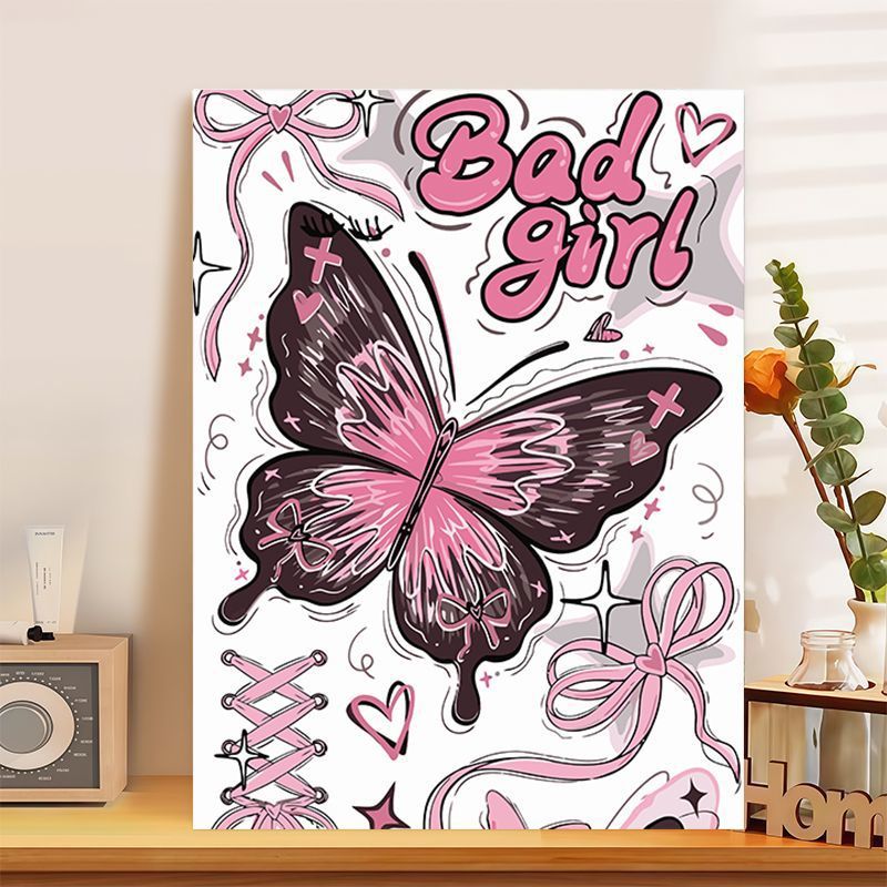Decorative Butterfly-Themed Canvas Art Kalsten