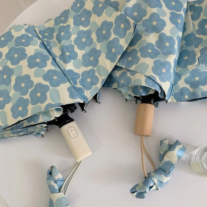 Women Folding Umbrella with Floral Pattern Kalsten