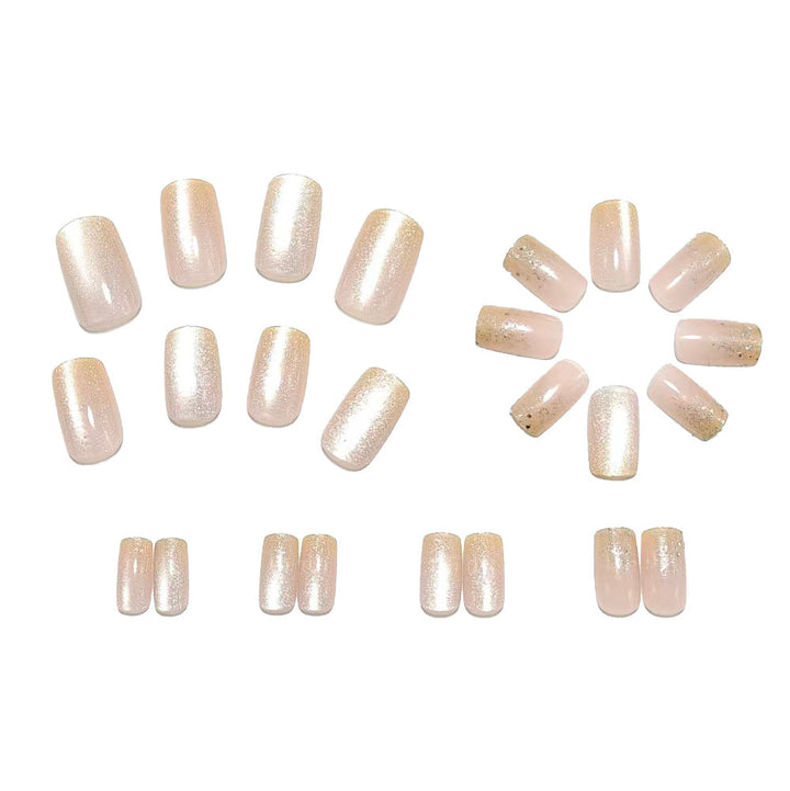 Artificial nails with elegant glitter accents Kalsten