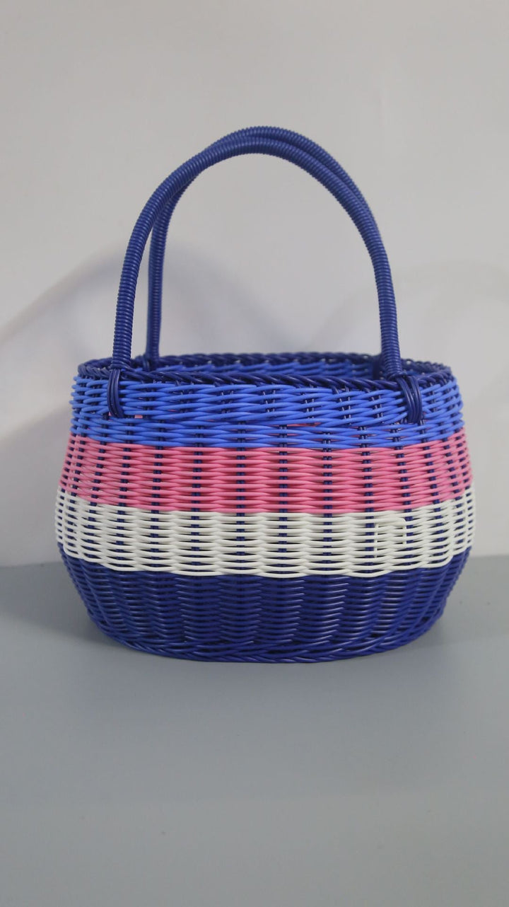 Women Handwoven Basket with Sturdy Handles Kalsten