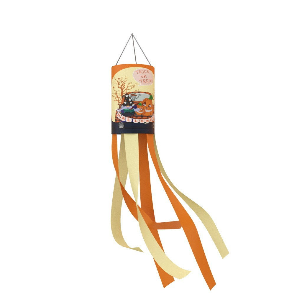 Unisex nan patriotic American flag windsock with long trailing streamers and reinforced hanging loop Kalsten