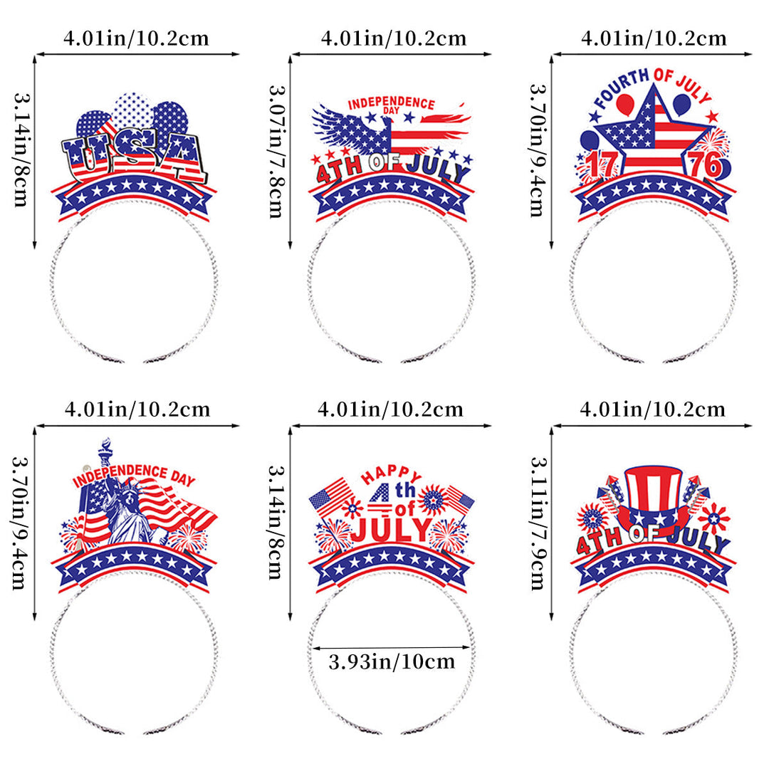 Women's festive headband collection for Independence Day Kalsten