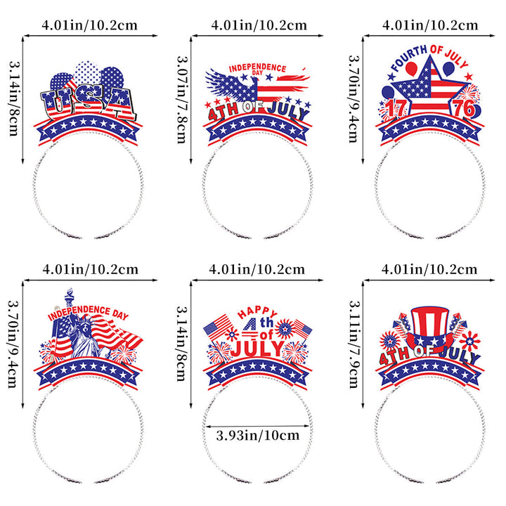 Women's festive headband collection for Independence Day Kalsten