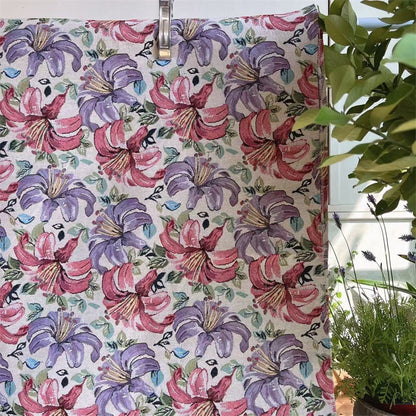 Birds and Leaves Decorative Table Runner