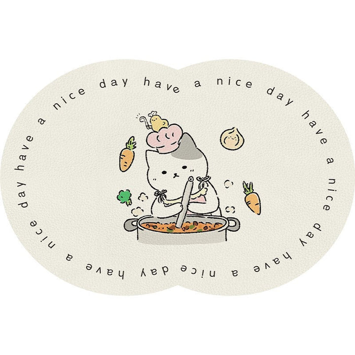 Cute Cartoon Pet-Themed Mat Kalsten