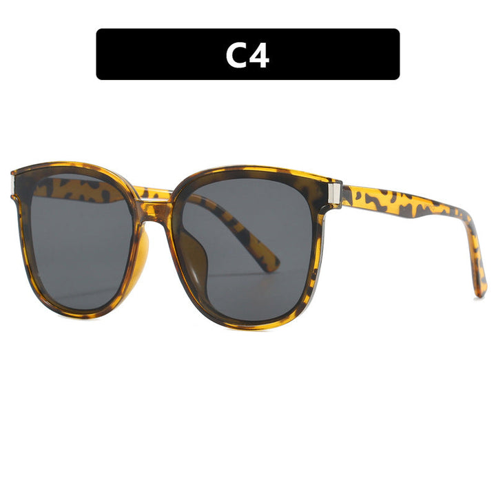 Women's stylish sunglasses with high-quality, transparent plastic frame Kalsten