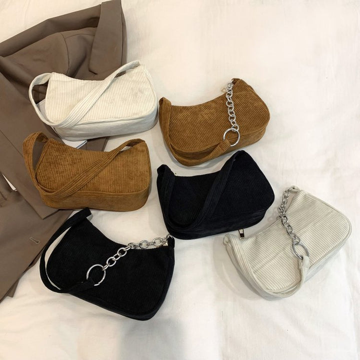 Fashionable Cord Handbag Kalsten