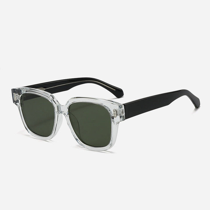 Women's Designer Sunglasses with Square Frame and Brown Lenses Kalsten