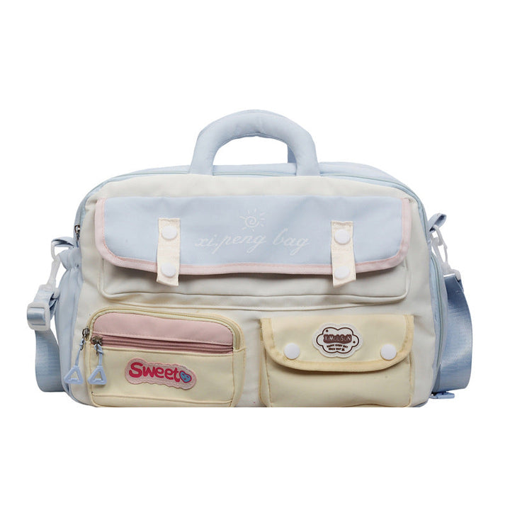 Sporty Shoulder Bag With Multifunctional Compartments Kalsten