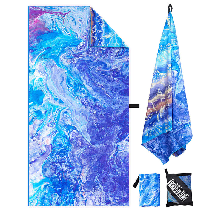 Beach towel with artistic mandala design Kalsten