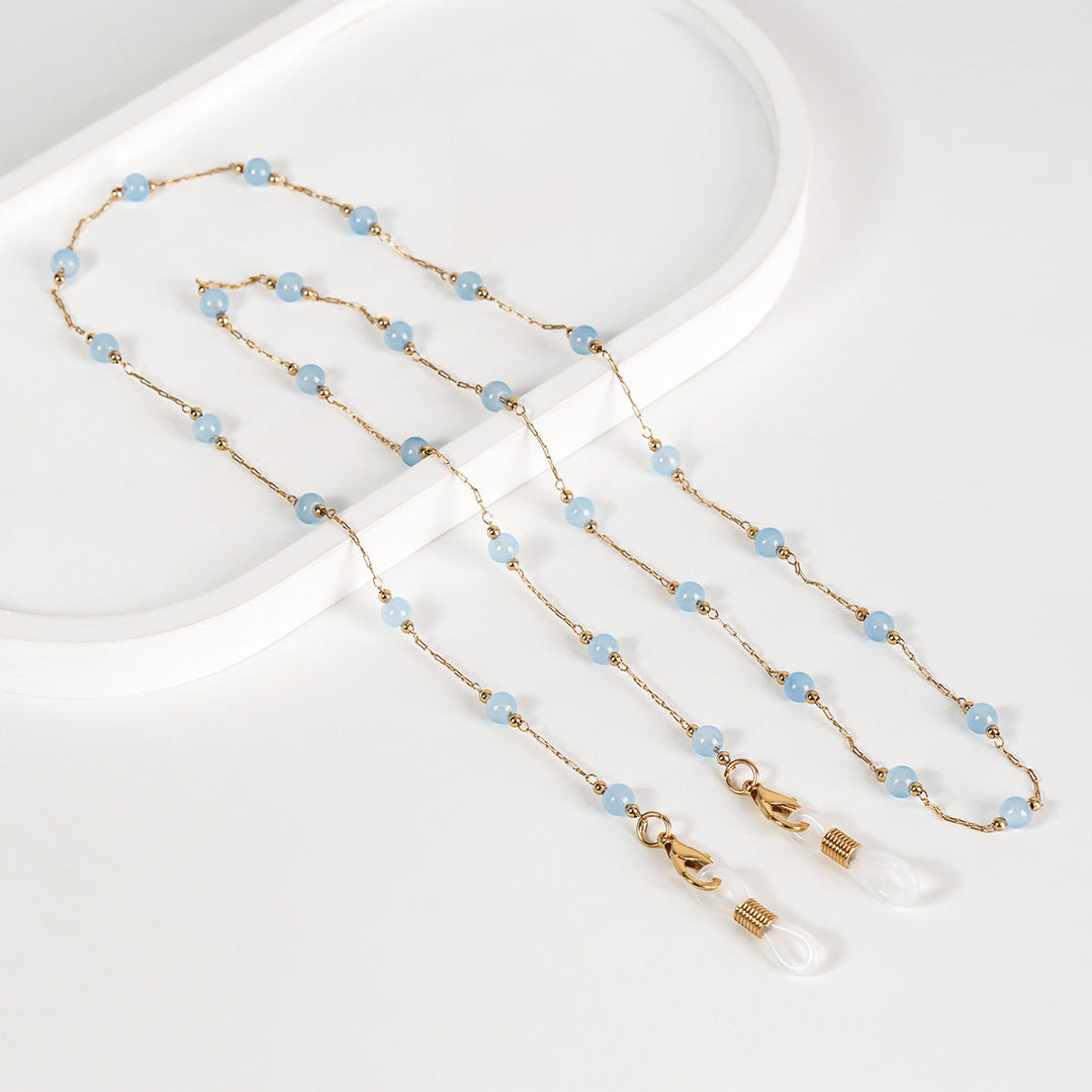 Elegant Beaded Glasses Chain Kalsten