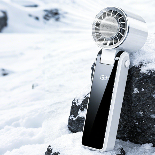Women's Portable Hand Fan with LED Display Kalsten