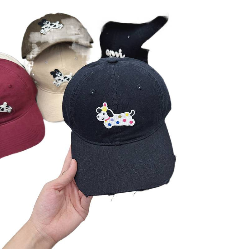 Women's Cute Embroidered Dog-Themed Baseball Cap Kalsten