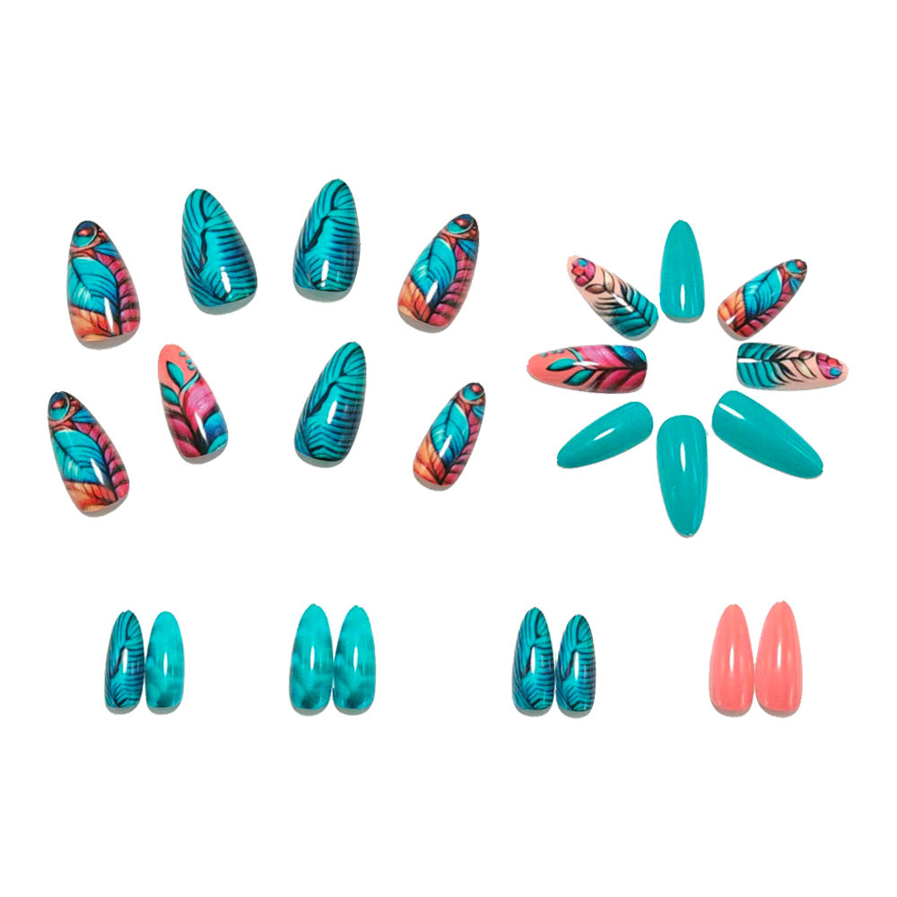 Luxury Botanical Design Press-On Nails Kalsten
