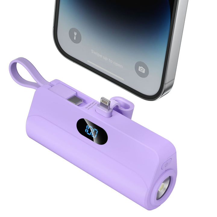 Compact power bank with integrated LED light Kalsten