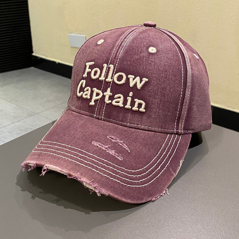 Men's Distressed Vintage Baseball Cap Kalsten