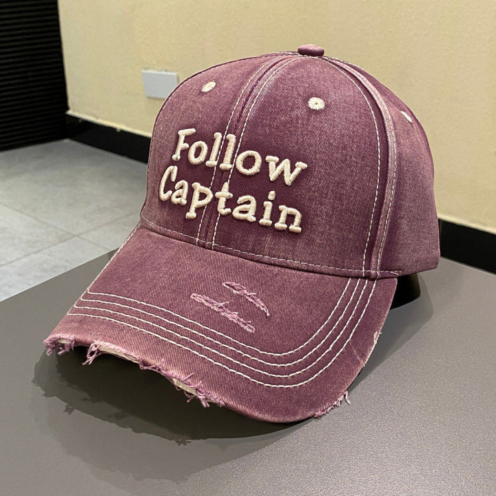 Men's Distressed Vintage Baseball Cap Kalsten