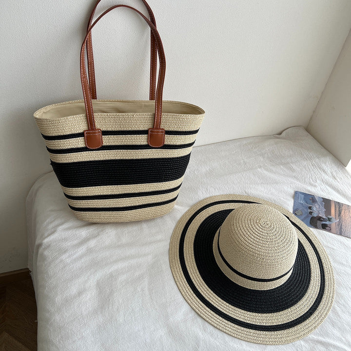 Fashionable Tote Bag Made of Braided Material Kalsten
